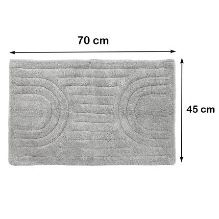 พรม HOME LIVING STYLE SI-DOME 45X70 ซม. สีเทา_7