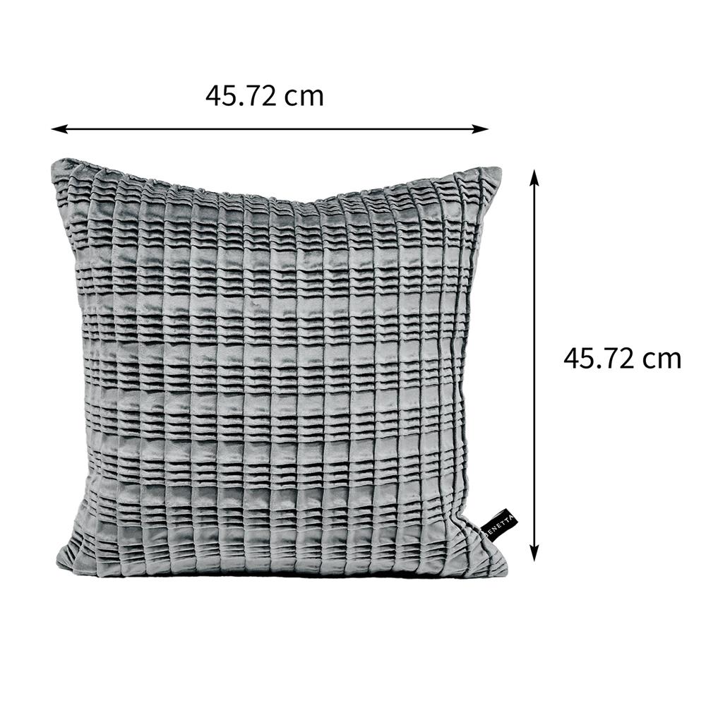 หมอนอิง BENETTA BECCA 18X18 นิ้ว สีเทา