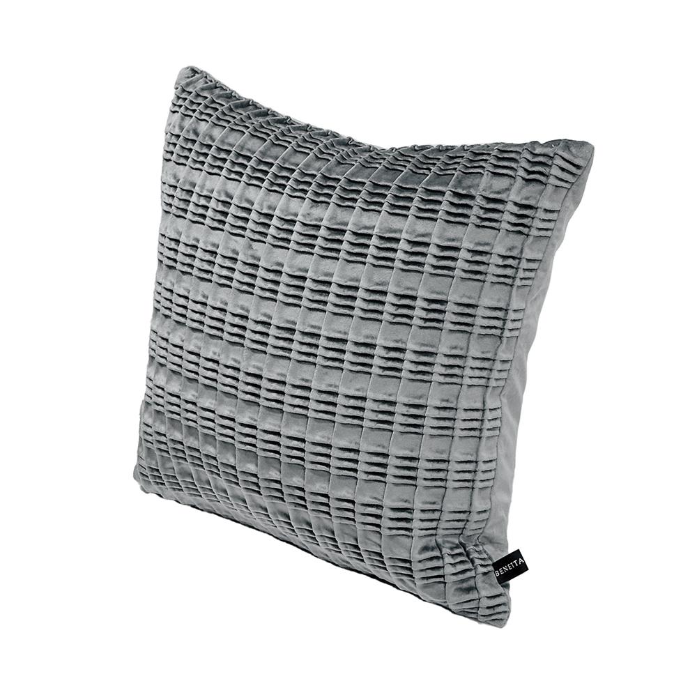 หมอนอิง BENETTA BECCA 18X18 นิ้ว สีเทา
