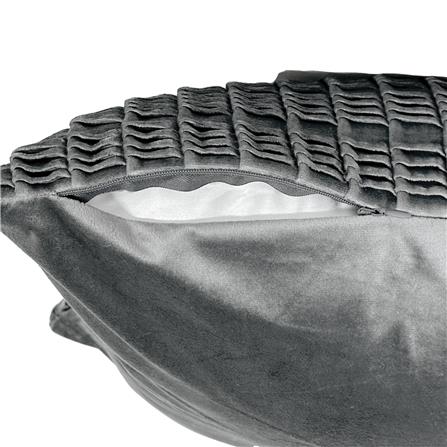 หมอนอิง BENETTA BECCA 18X18 นิ้ว สีเทา_3