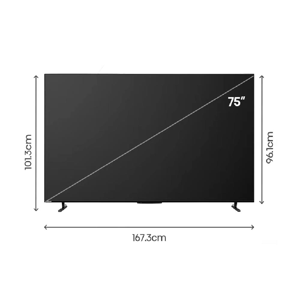 ทีวีคิวแอลอีดี 75 นิ้ว TOSHIBA (4K, QLED, GOOGLE TV) 75M550NP