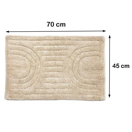 พรม HOME LIVING STYLE SI-DOME 45X70 ซม. สีครีม_7