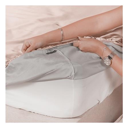 ผ้าปูที่นอน 5 ฟุต BENETTA PRESTIGE สี PINK GOLD_4