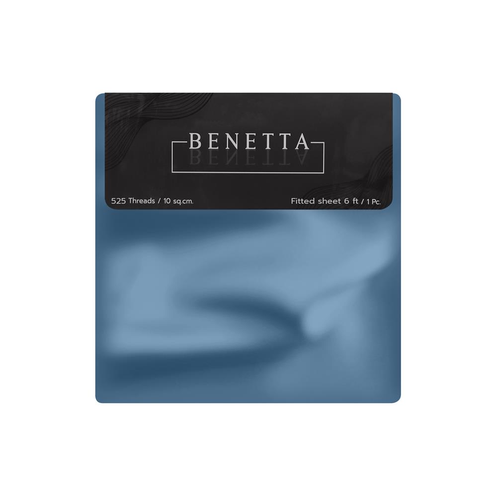 ผ้าปูที่นอน 6 ฟุต BENETTA PRIME สี BLUE