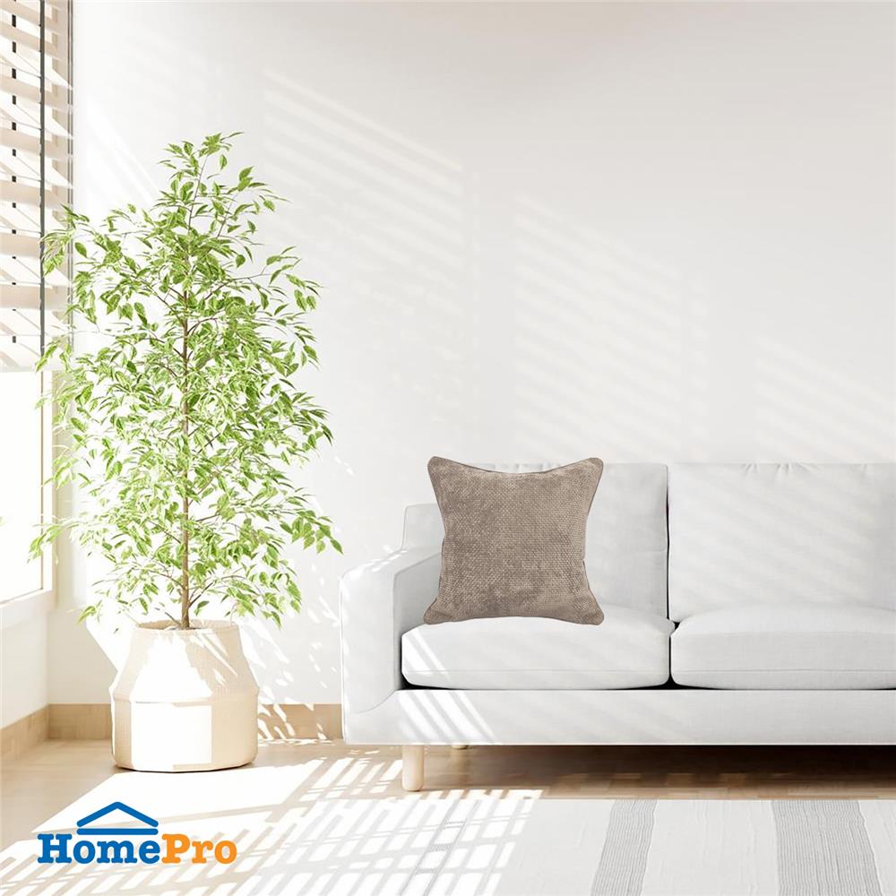 หมอนอิง BENETTA FARIK 18X18 นิ้ว สีน้ำตาล