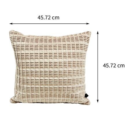 หมอนอิง BENETTA BECCA 18X18 นิ้ว สีครีม_8