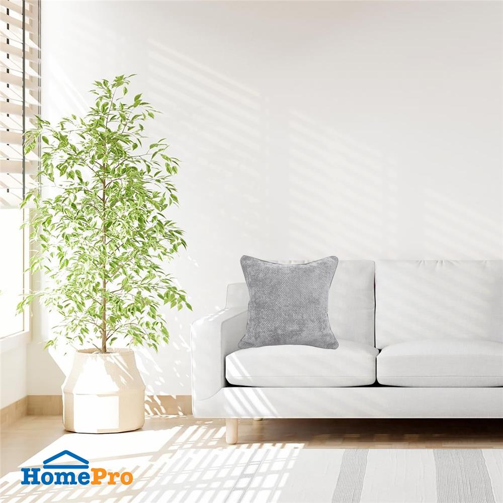 หมอนอิง BENETTA FARIK 18X18 นิ้ว สีเทา