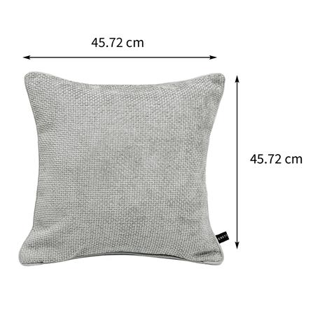 หมอนอิง BENETTA FARIK 18X18 นิ้ว สีเทา_9