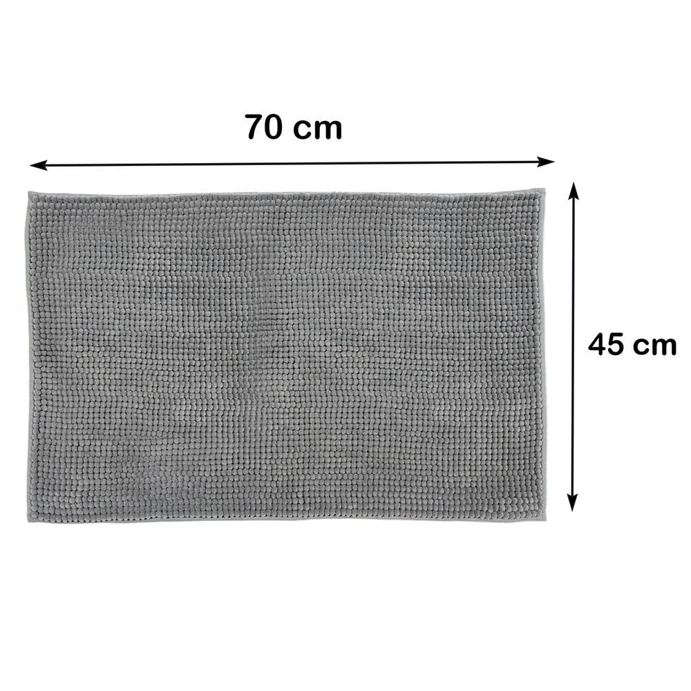 พรม HOME LIVING STYLE CHIN 45X70 ซม. สีเทาเข้ม