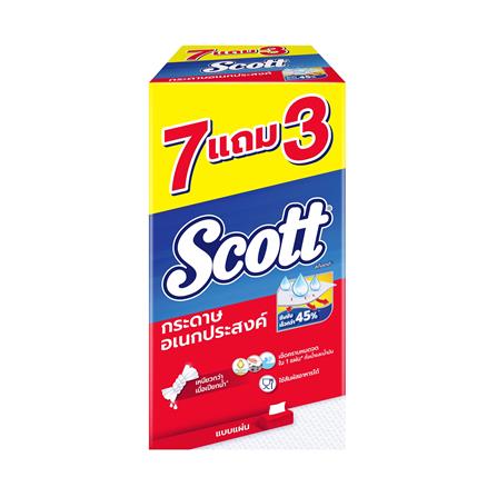 กระดาษอเนกประสงค์ SCOTT 76 แผ่น แพ็ก 7+3_1
