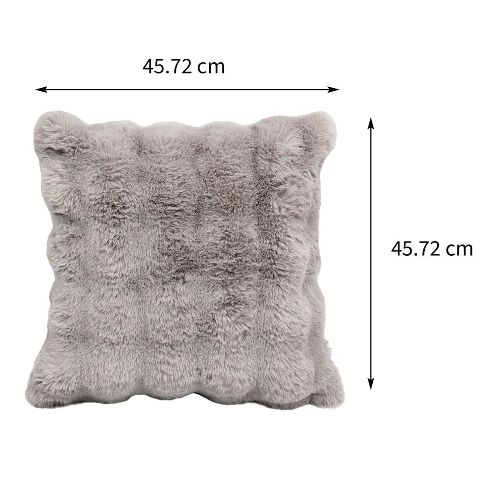 หมอนอิง HOME LIVING STYLE HILLARY 18X18 นิ้ว สีเทา