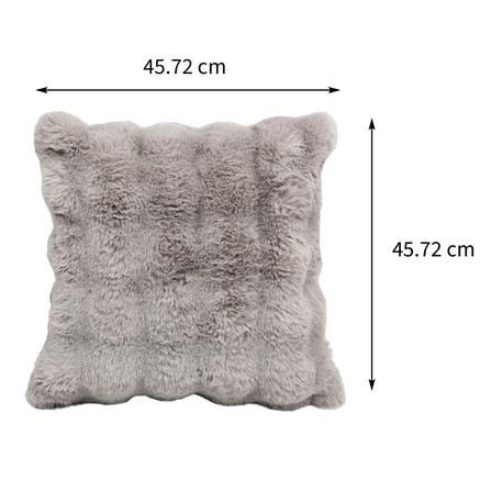 หมอนอิง HOME LIVING STYLE HILLARY 18X18 นิ้ว สีเทา_9