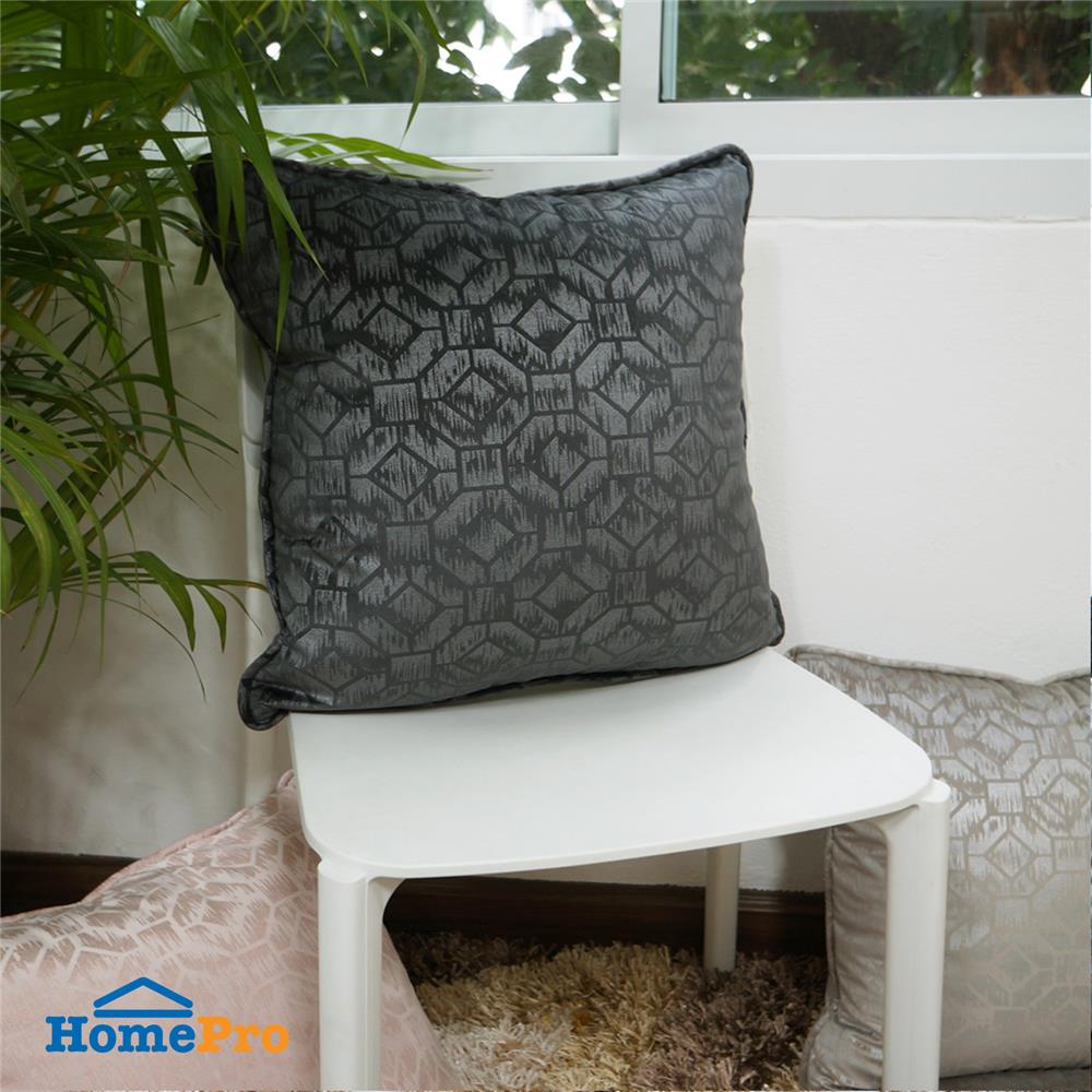 หมอนอิง HOME LIVING STYLE 18X18 นิ้ว สีเทา