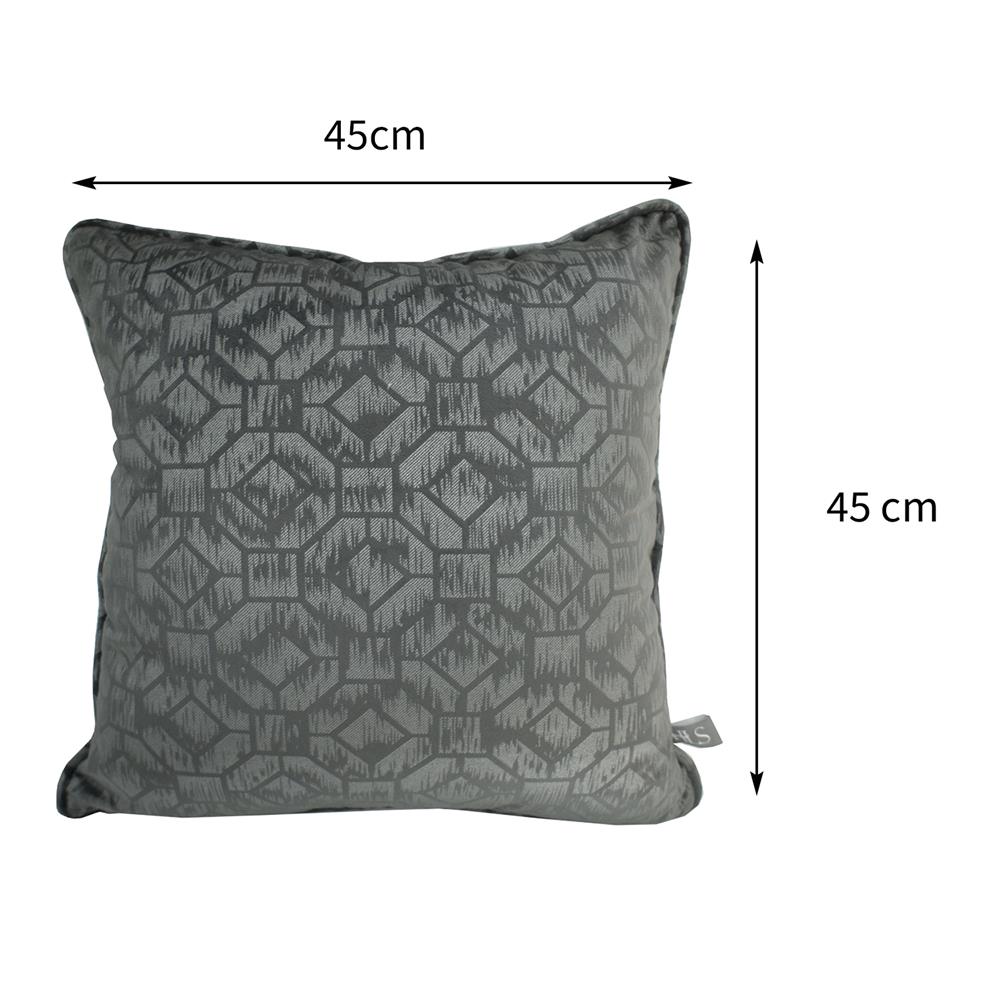 หมอนอิง HOME LIVING STYLE 18X18 นิ้ว สีเทา