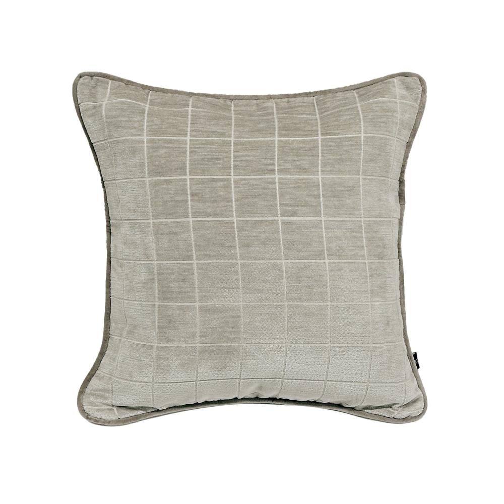 หมอนอิง BENETTA PRESSO 18X18 นิ้ว สีเทา_0