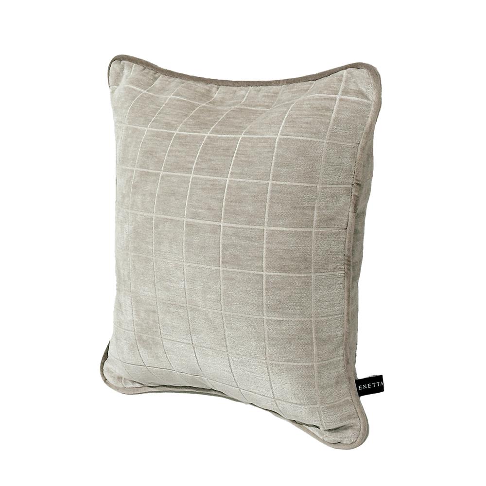 หมอนอิง BENETTA PRESSO 18X18 นิ้ว สีเทา