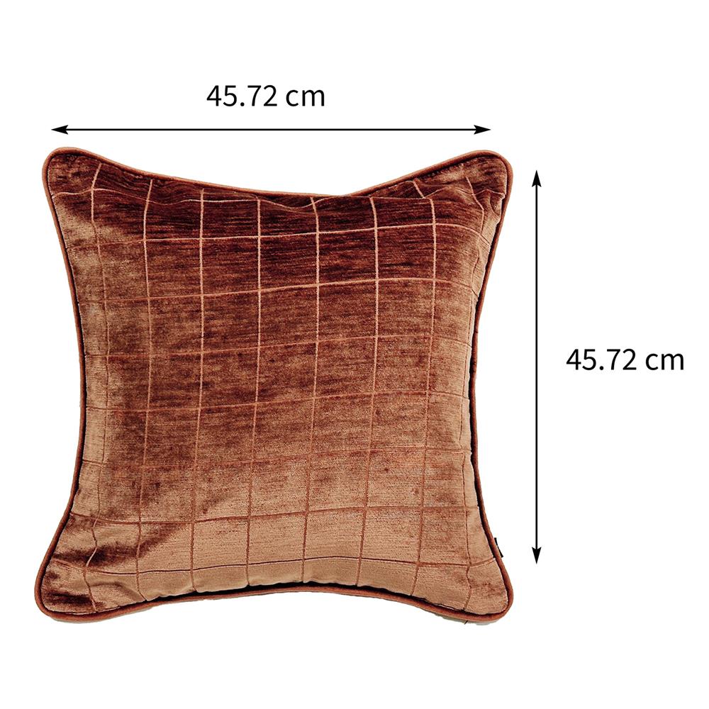 หมอนอิง BENETTA PRESSO 18X18 นิ้ว สีส้ม