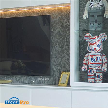 แผ่นตกแต่งผนัง STONE DECOR แอสทรัล เนโร 61x122 ซม._2