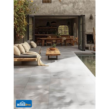 กระเบื้องพื้นพอร์ซเลน 30x60 ซม. TARA แคนเบอไรด์ เทา 1.44 ตร.ม._4