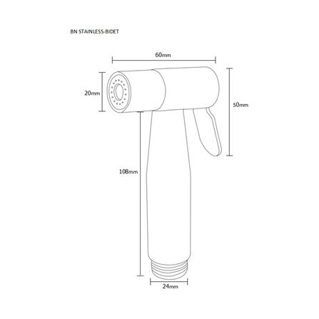 สายฉีดชำระเฉพาะหัว RASLAND RA HEAD-KP19-HD สีสเตนเลส_7