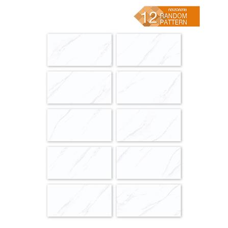 กระเบื้องพื้นพอร์ซเลน 30x60 ซม. TARA บอร์ไนต์ ขาว 1.44 ตร.ม._1