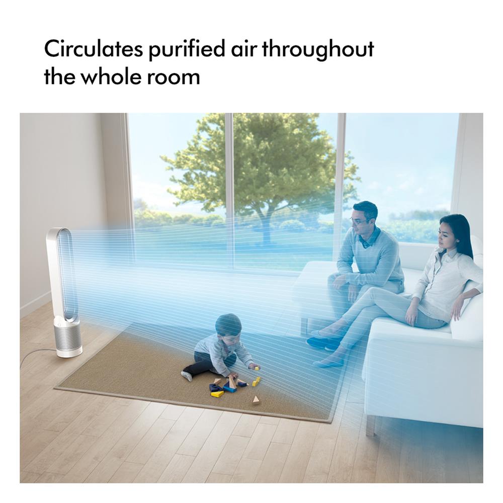 เครื่องฟอกอากาศ DYSON TP00 PURE COOL สีขาว/เงิน 27 ตารางเมตร
