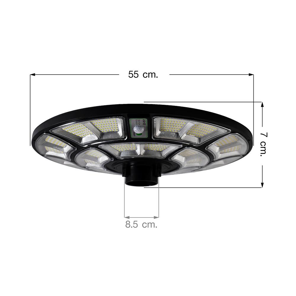 ไฟสนาม SOLAR EVE 201897 1000 วัตต์ DAYLIGHT สีดำ