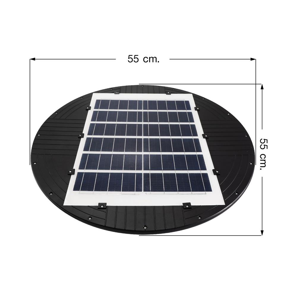 ไฟสนาม SOLAR EVE 201897 1000 วัตต์ DAYLIGHT สีดำ