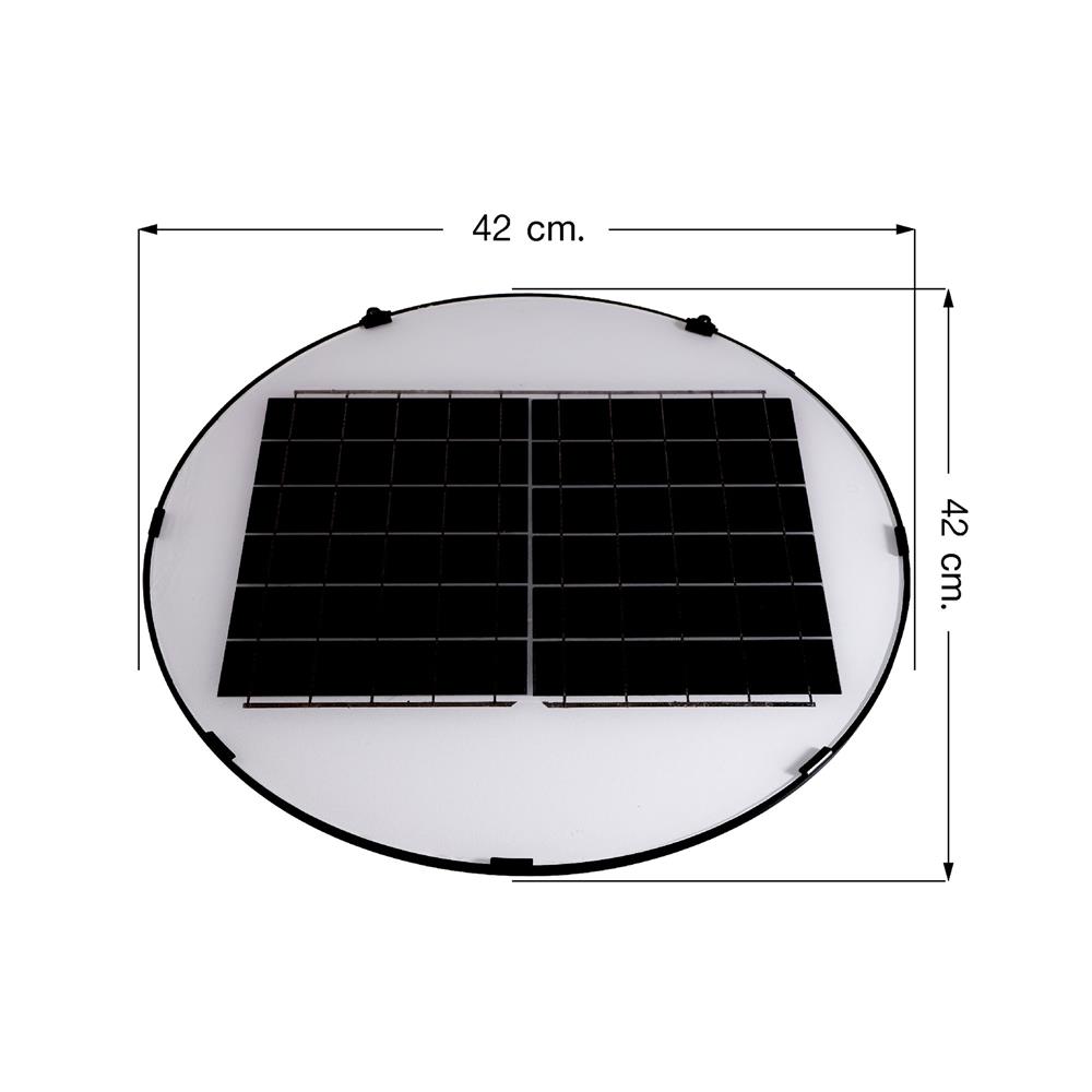 ไฟสนาม SOLAR EVE 201880 500 วัตต์ DAYLIGHT สีดำ