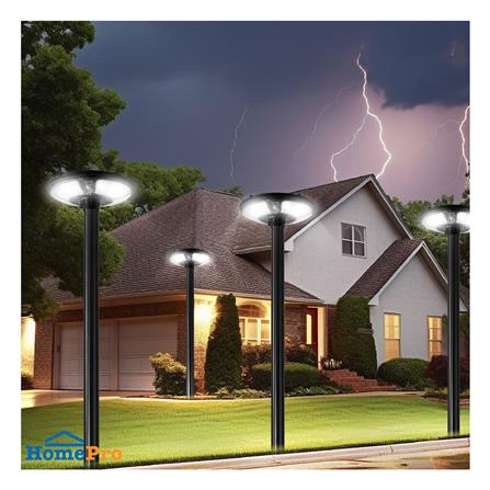 ไฟสนาม SOLAR EVE 201880 500 วัตต์ DAYLIGHT สีดำ_3