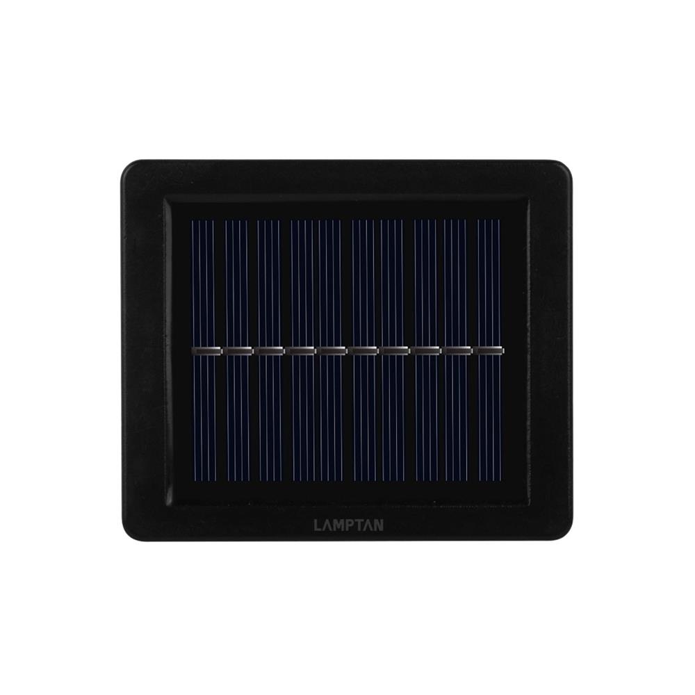 ไฟผนังภายนอก SOLAR LAMPTAN RE-BEAM 3 วัตต์ DAYLIGHT/WARM WHITE สีดำ