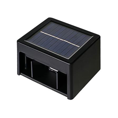 ไฟผนังภายนอก SOLAR LAMPTAN RE-BEAM 3 วัตต์ DAYLIGHT/WARM WHITE สีดำ_1