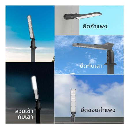 ไฟถนน LED LAMPTAN SKYLINE 30 วัตต์ DAYLIGHT สีดำ_8