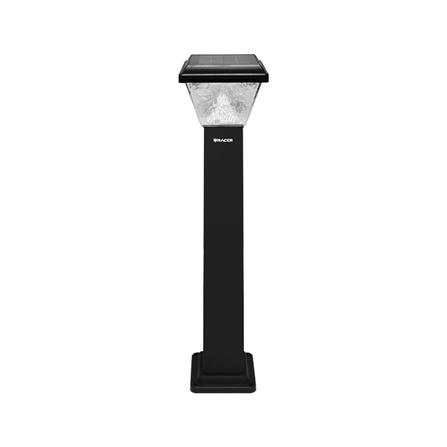 ไฟทางเดิน SOLAR RACER BOLLARD PALACE2 30 วัตต์ DAYLIGHT/COOL WHITE/WARM WHITE สีดำ_1