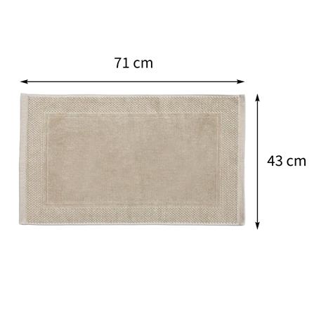 พรมขนหนู HOME LIVING STYLE ELITE 17X28 นิ้ว สีเบจ_7