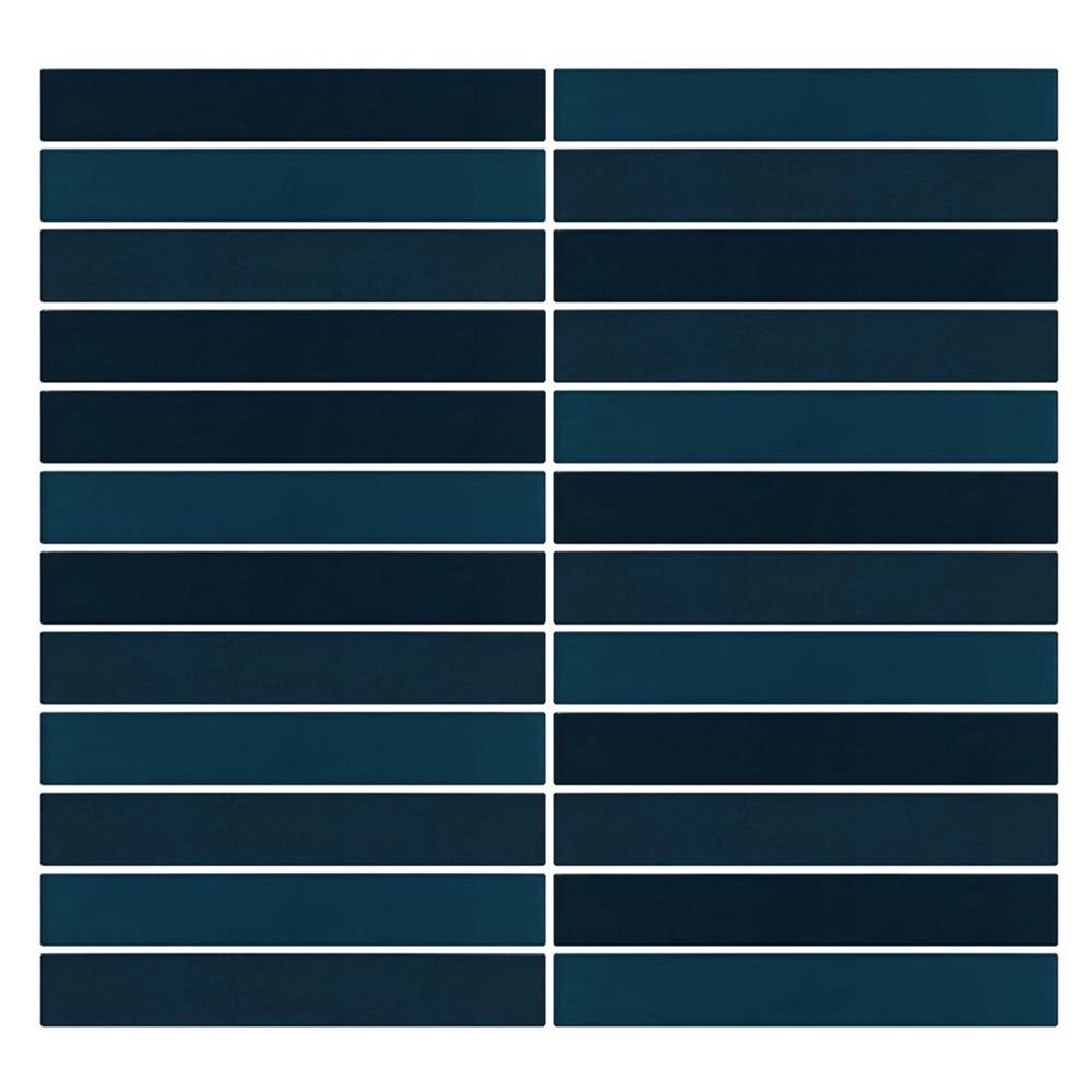 โมเสคพอร์ซเลน 30x30 ซม. COTTO ลิเนียร์ อาซูล น้ำเงินเข้ม