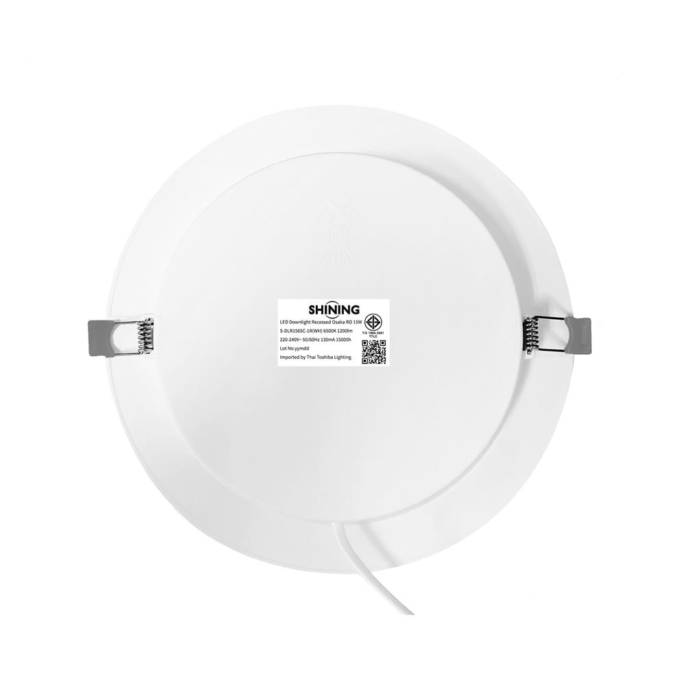 ดาวน์ไลท์ LED SHINING OSAKA 6 นิ้ว 15 วัตต์ DAYLIGHT สีขาว