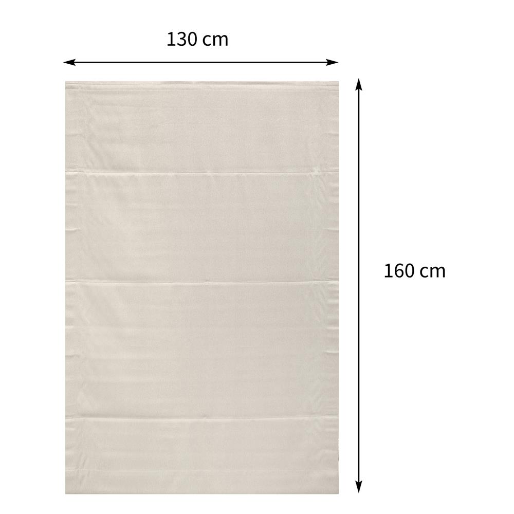 ผ้าม่านพับ HOME LIVING STYLE COMFY 130X160 ซม. สีครีม