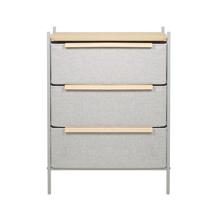 ชั้นลิ้นชักผ้า 3 ชั้น STACKO JAZE 57.5X38.9X78.8 ซม. สีเทา_1