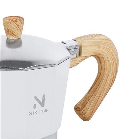 หม้อต้มกาแฟ NIKITO 6 CUPS สีครีม_3