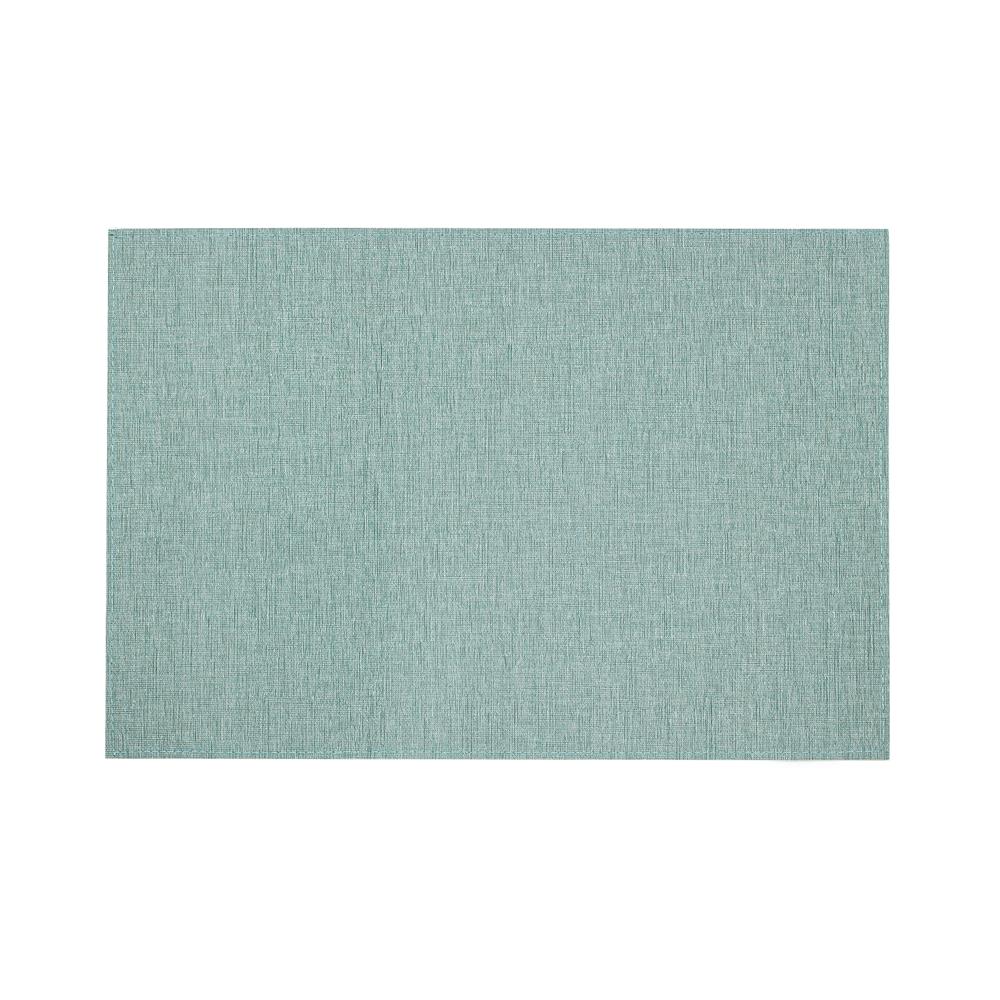 แผ่นรองจานหนัง PU KECH RAYON สีฟ้า