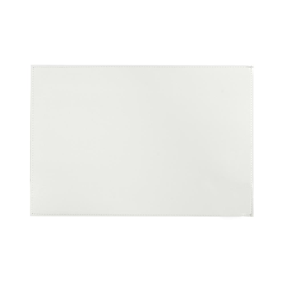 แผ่นรองจานหนัง PU KECH RAYON สีฟ้า