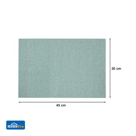 แผ่นรองจานหนัง PU KECH RAYON สีฟ้า_5