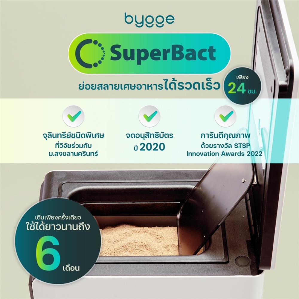 เครื่องย่อยเศษอาหารเป็นดินอินทรีย์ BYGGE 19 ลิตร