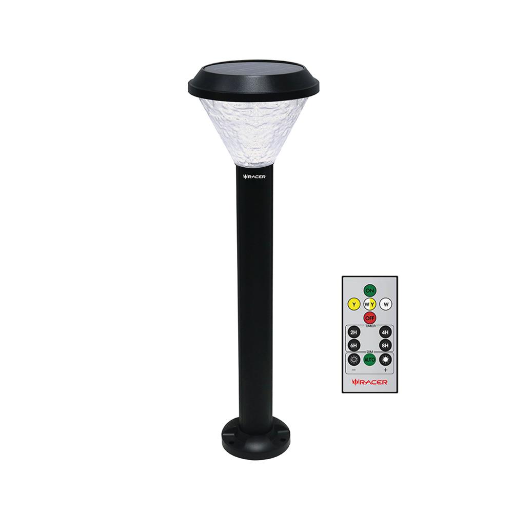 ไฟทางเดิน SOLAR RACER BOLLARD PALACE1 30 วัตต์ DAYLIGHT/COOL WHITE/WARM WHITE สีดำ