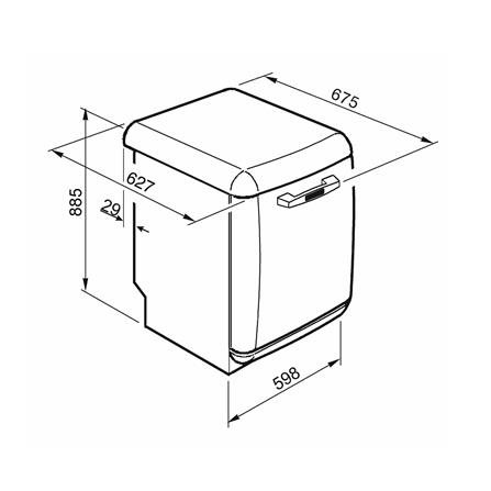 เครื่องล้างจานตั้งพื้น SMEG LVFABBL3_10