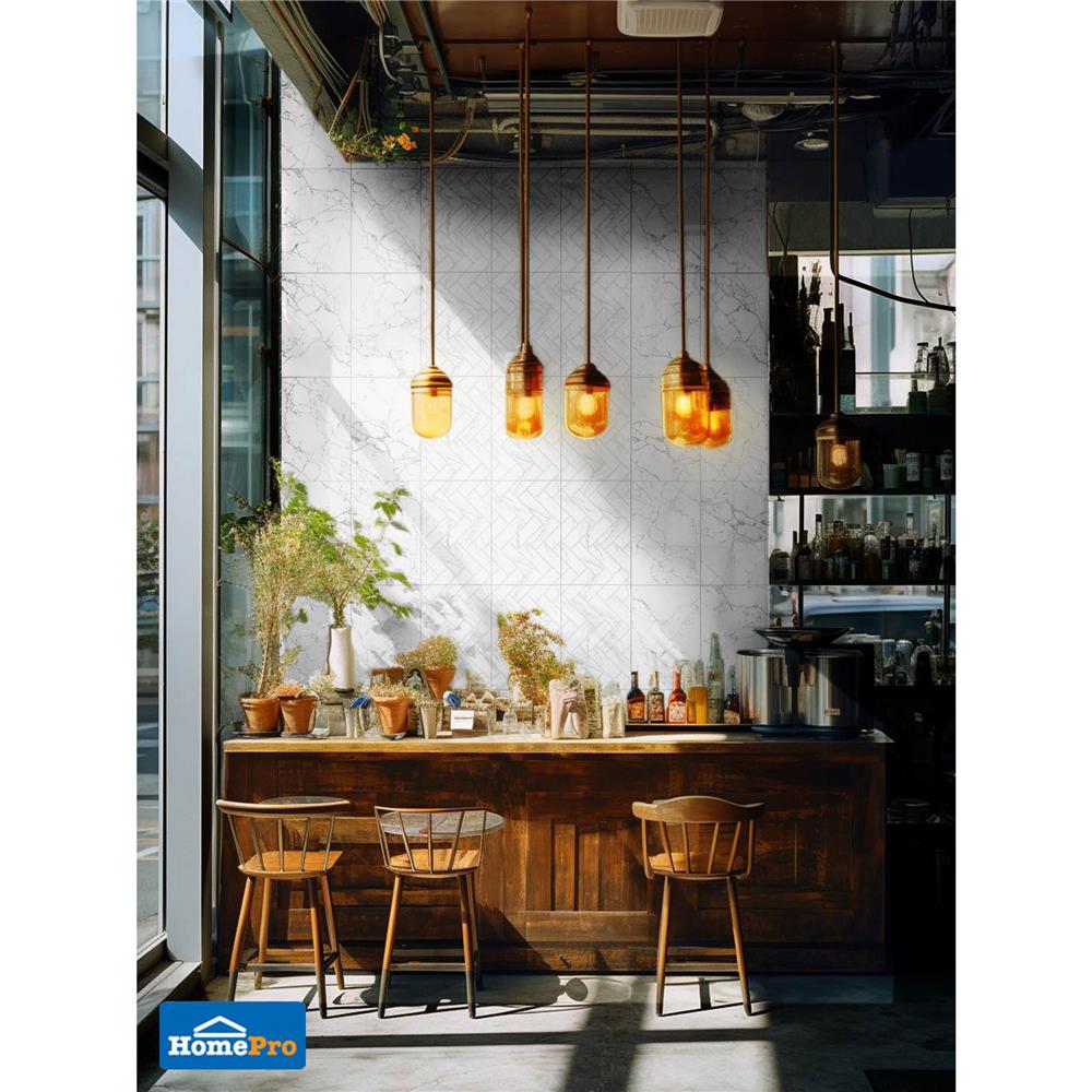 กระเบื้องผนัง 30x45 ซม. TARA ฮิลฟารา กลาง ไวท์ 0.81 ตร.ม.