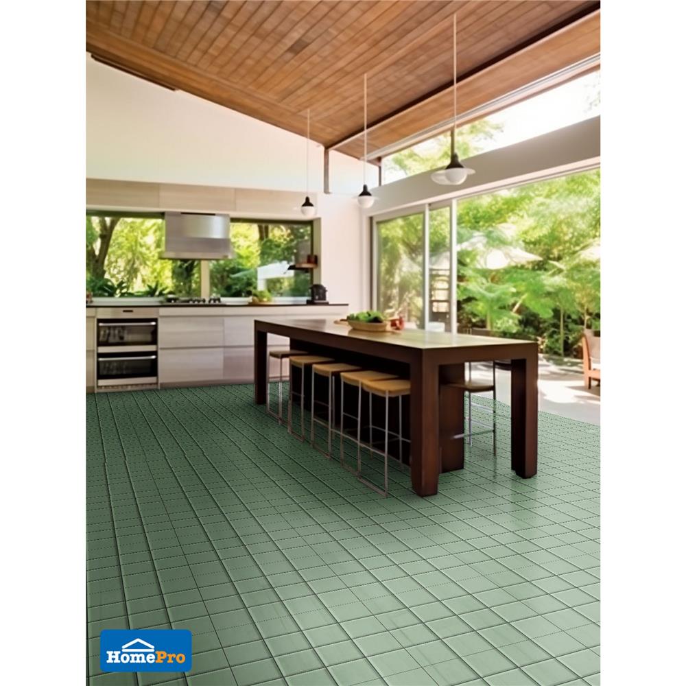 กระเบื้องพื้น 16x16 นิ้ว COTTO ดีเซมเบอร์ เขียว PM 0.96 ตร.ม.