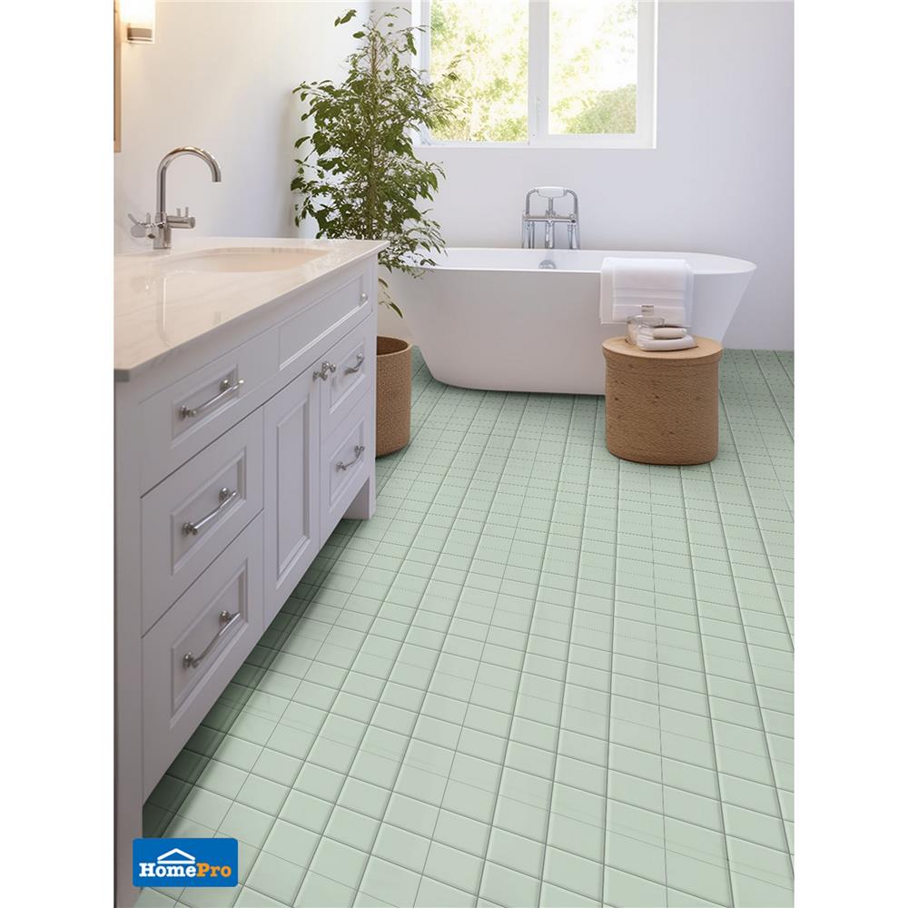 กระเบื้องพื้น 16x16 นิ้ว COTTO ดีเซมเบอร์ เขียว PM 0.96 ตร.ม.