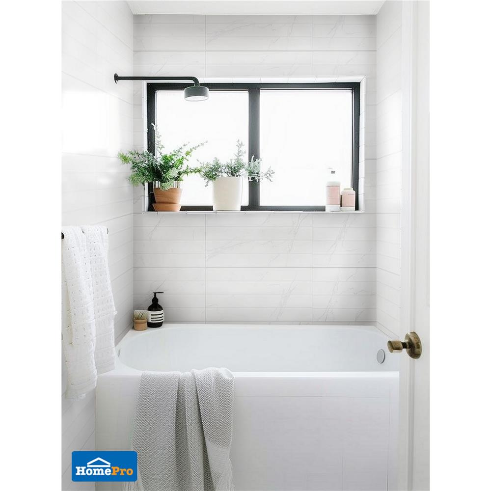 กระเบื้องผนัง 30x60 ซม. TARA บาทาลอน ไวท์ 1.44 ตร.ม.